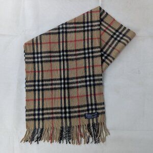 Burberry Cashmere Check Scarf Beige | Winter Luxury